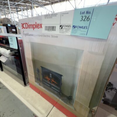 BOX DAMAGE STOCK - DIMPLEX LECKFORD ELECTRIC FIRE, 2KW HEATER, CAST IRON LOOK, 3 MONTH WARRANTY BOX DAMAGE STOCK - DIMPLEX LECKFORD ELECTRIC FIRE, 2KW HEATER, CAST IRON LOOK, 3 MONTH WARRANTY