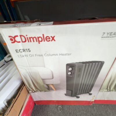 EX DISPLAY DIMPLEX ECR15 OIL FREE COLUMN HEATER 1.5KW, 3 MONTH WARRANTY EX DISPLAY DIMPLEX ECR15 OIL FREE COLUMN HEATER 1.5KW, 3 MONTH WARRANTY