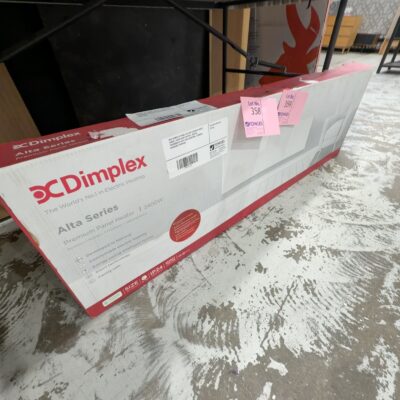 DIMPLEX ALTA PANEL HEATER 1425MM WIDE, 2400W HEAT OUPUT, WHITE FINISH WITH THERMOSTAT MODEL DTD4W24 WITH 3 MONTH WARRANTY DIMPLEX ALTA PANEL HEATER 1425MM WIDE, 2400W HEAT OUPUT, WHITE FINISH WITH THERMOSTAT MODEL DTD4W24 WITH 3 MONTH WARRANTY