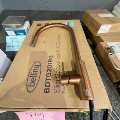 EX DISPLAY BELLING ROSE GOLD PULL OUT KITCHEN MIXER, BDTG201RG, 3 MONTH WARRANTY