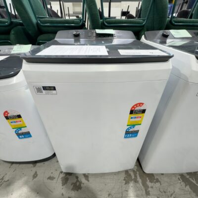 WESTINGHOUSE WWT1084C7WA 10KG TOP LOAD WASHING MACHINE, 12 PROGRAMS, 800RPM SPIN, 12 MONTH WARRANTY WESTINGHOUSE WWT1084C7WA 10KG TOP LOAD WASHING MACHINE, 12 PROGRAMS, 800RPM SPIN, 12 MONTH WARRANTY