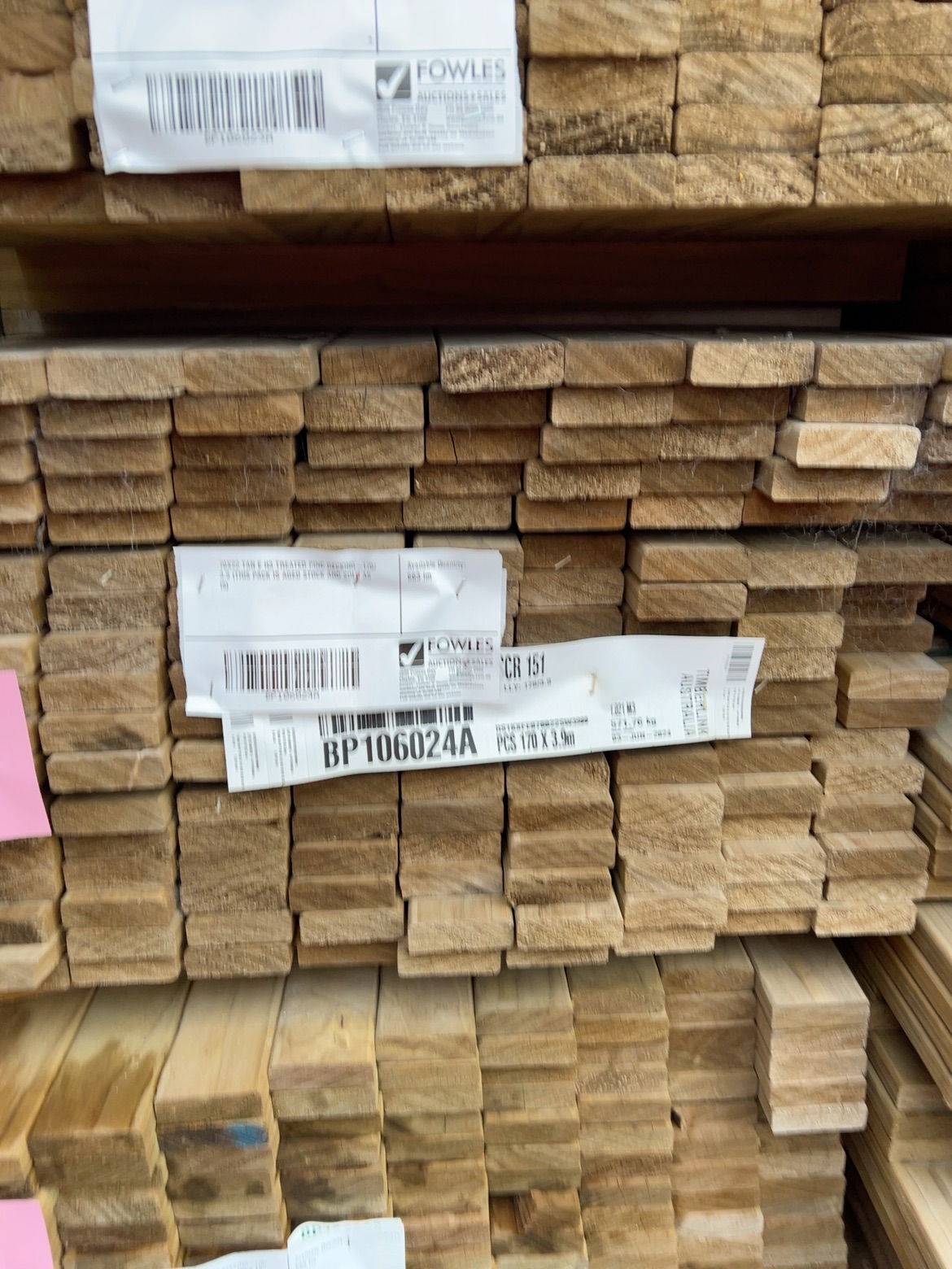 70X22 TAN E H3 TREATED PINE DECKING-170/3.9 (THIS PACK IS AGED STOCK AND SOLD AS IS) 70X22 TAN E H3 TREATED PINE DECKING-170/3.9 (THIS PACK IS AGED STOCK AND SOLD AS IS)