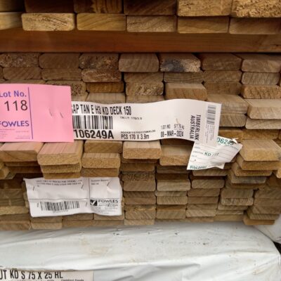 70X22 TAN E H3 TREATED PINE DECKING-170/3.9 (THIS PACK IS AGED STOCK AND SOLD AS IS) 70X22 TAN E H3 TREATED PINE DECKING-170/3.9 (THIS PACK IS AGED STOCK AND SOLD AS IS)
