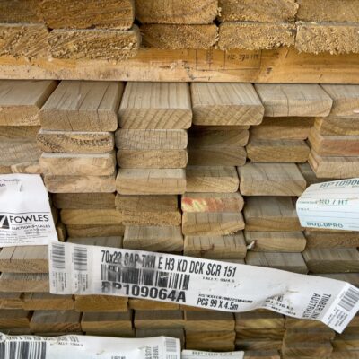 70X22 TAN E H3 TREATED PINE DECKING-99/4.5 (THIS PACK IS AGED STOCK AND SOLD AS IS) 70X22 TAN E H3 TREATED PINE DECKING-99/4.5 (THIS PACK IS AGED STOCK AND SOLD AS IS)
