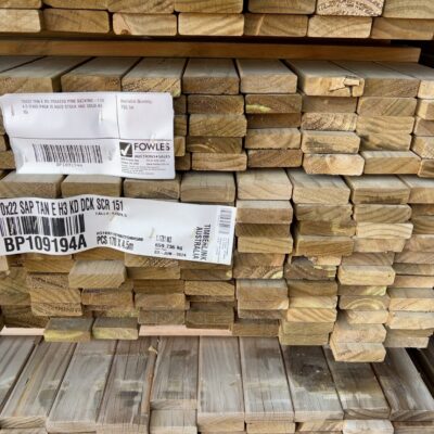 70X22 TAN E H3 TREATED PINE DECKING-170/4.5 (THIS PACK IS AGED STOCK AND SOLD AS IS) 70X22 TAN E H3 TREATED PINE DECKING-170/4.5 (THIS PACK IS AGED STOCK AND SOLD AS IS)