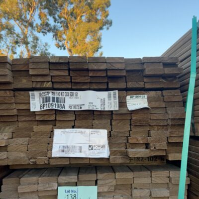 70X22 TAN E H3 TREATED PINE DECKING-170/3.9 (THIS PACK IS AGED STOCK AND SOLD AS IS)