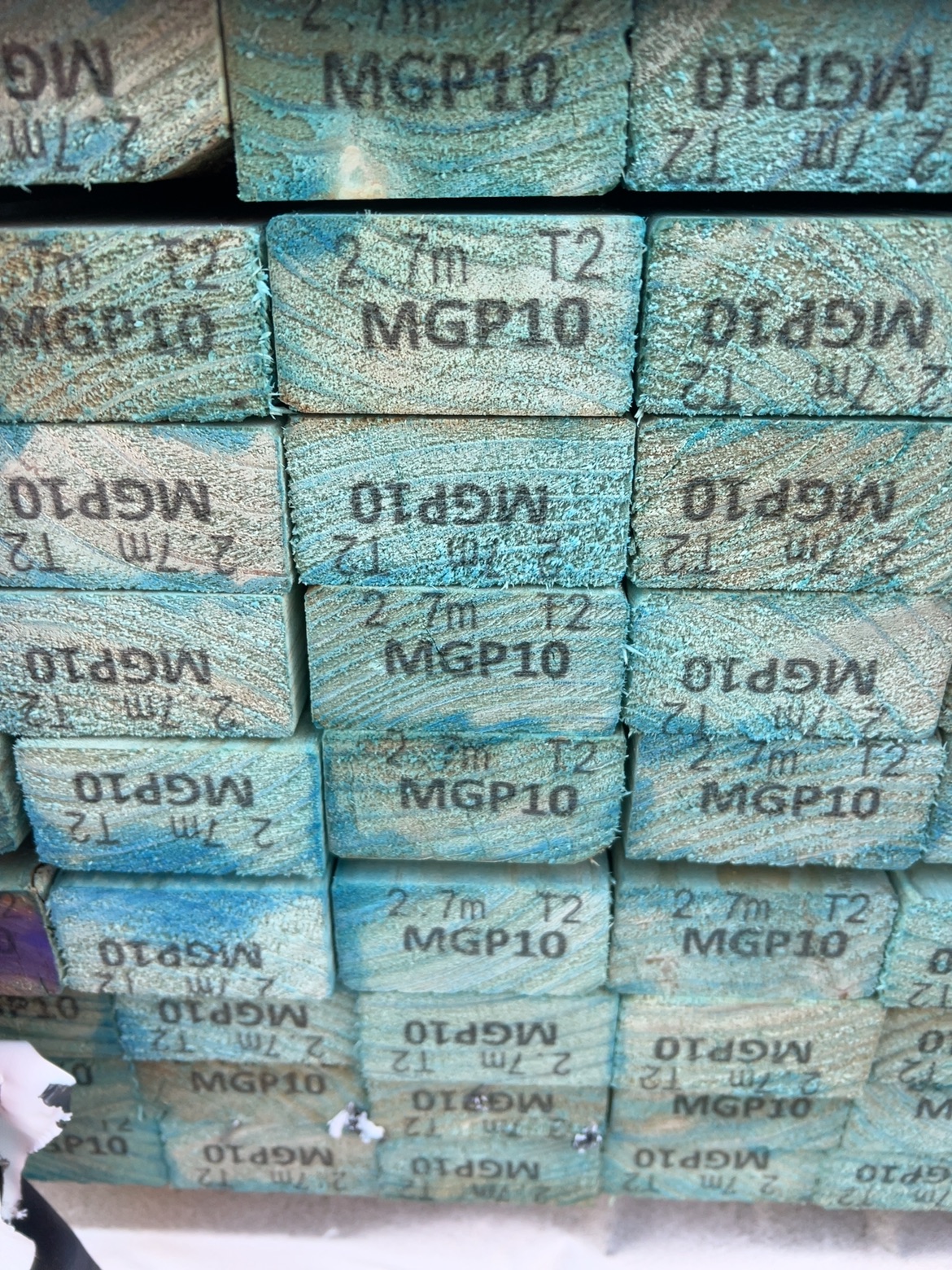 70X35 T2 BLUE MGP10 PINE-160/2.7 (THIS PACK IS AGED STOCK AND SOLD AS IS) 70X35 T2 BLUE MGP10 PINE-160/2.7 (THIS PACK IS AGED STOCK AND SOLD AS IS)