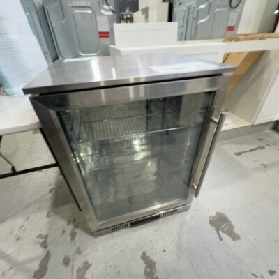 EX DEMO EURO 600MMM S/STEEL BEVERAGE FRIDGE EA60WFSX2L, WITH 3 MONTH WARRANTY