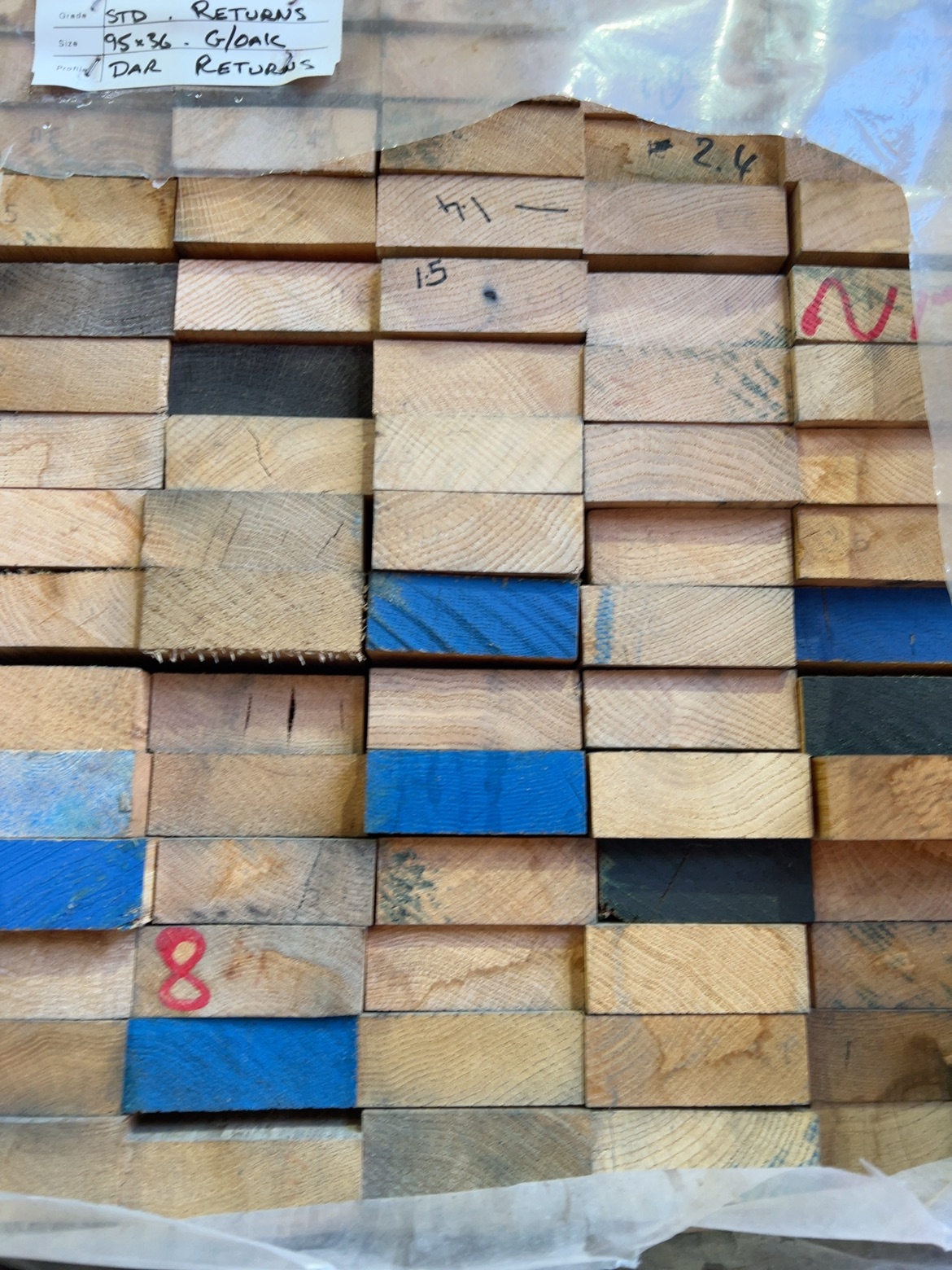 95X36 GLACIAL OAK DAR STANDARD WEATHERED KD HARDWOOD 95X36 GLACIAL OAK DAR STANDARD WEATHERED KD HARDWOOD