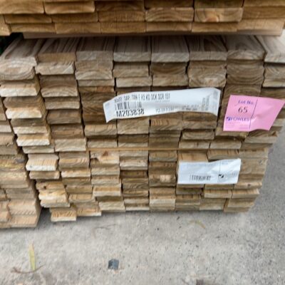 90X22 TAN E H3 TREATED PINE DECKING-224/3.6 (THIS PACK IS AGED STOCK AND SOLD AS IS)