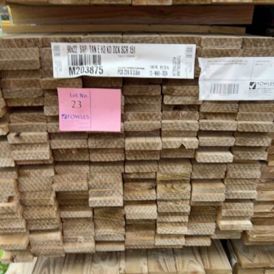 90X22 TAN E H3 TREATED PINE DECKING-224/3.6 (THIS PACK IS AGED STOCK AND SOLD AS IS) 90X22 TAN E H3 TREATED PINE DECKING-224/3.6 (THIS PACK IS AGED STOCK AND SOLD AS IS)