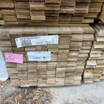 90X22 TAN E H3 TREATED PINE DECKING-224/3.6 (THIS PACK IS AGED STOCK AND SOLD AS IS) 90X22 TAN E H3 TREATED PINE DECKING-224/3.6 (THIS PACK IS AGED STOCK AND SOLD AS IS)