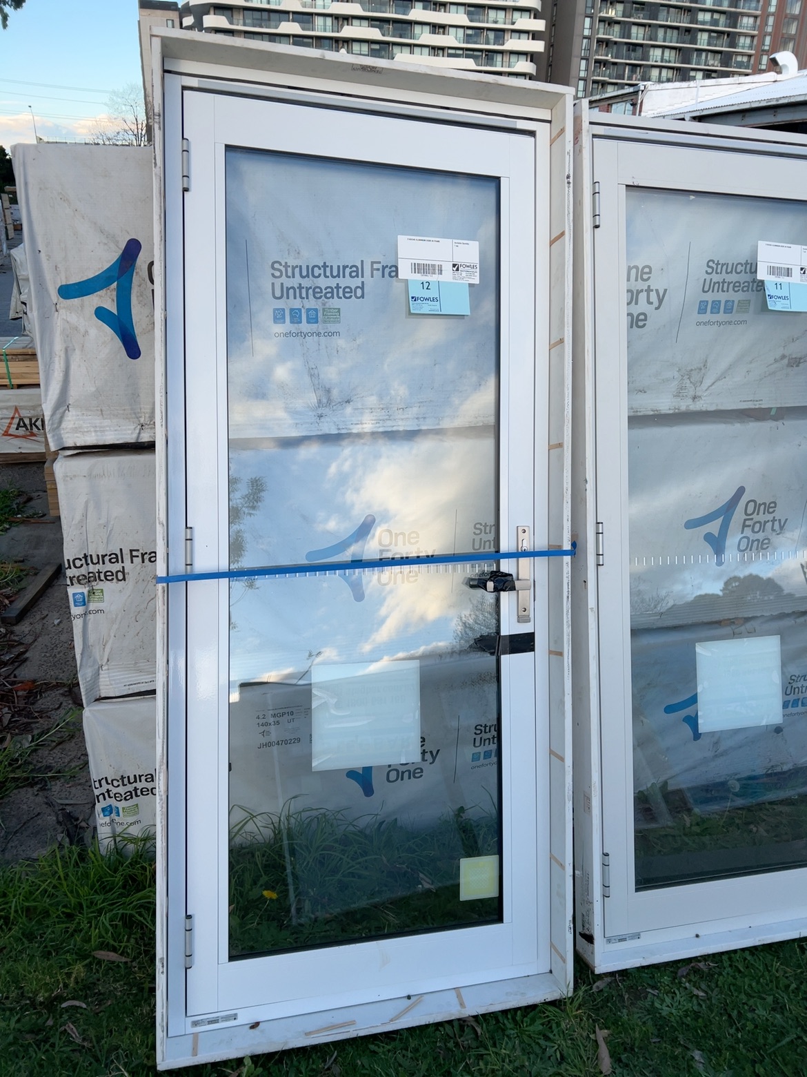 2140X940 ALUMINIUM DOOR IN FRAME 2140X940 ALUMINIUM DOOR IN FRAME