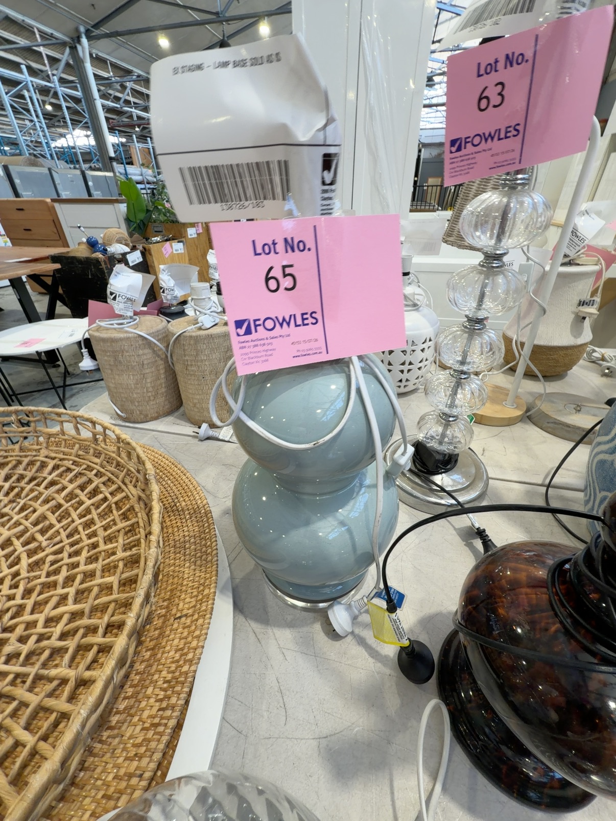 EX STAGING - LAMP BASE SOLD AS IS EX STAGING - LAMP BASE SOLD AS IS