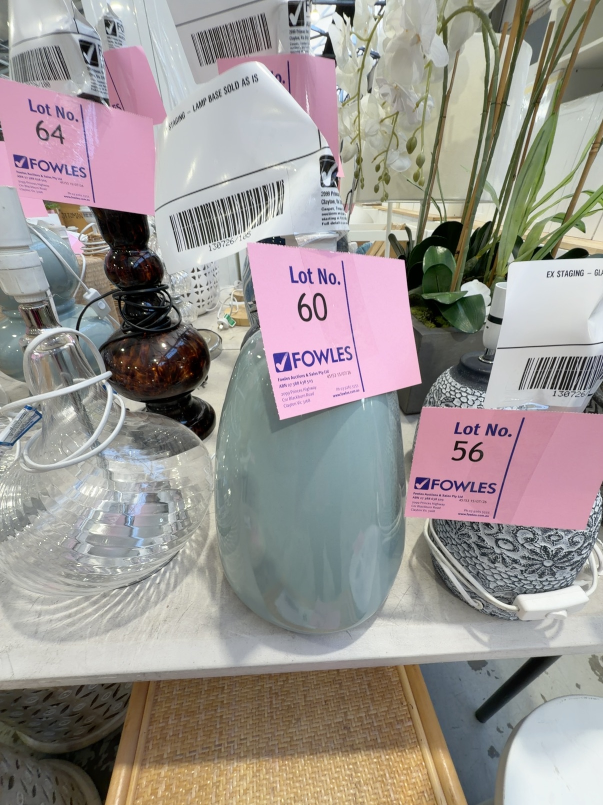 EX STAGING - LAMP BASE SOLD AS IS EX STAGING - LAMP BASE SOLD AS IS
