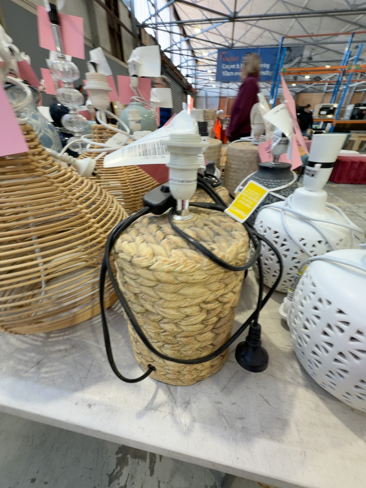 EX STAGING - LAMP BASE SOLD AS IS EX STAGING - LAMP BASE SOLD AS IS