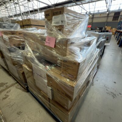 PALLET OF ASSORTED SKIL POWER TOOLS INCLUDING SKIN ONLY, ASSORTED KITS WITH BATTERIES, AND EXTRA INDIVIDUAL BATTERIES, SOLD AS IS PALLET OF ASSORTED SKIL POWER TOOLS INCLUDING SKIN ONLY, ASSORTED KITS WITH BATTERIES, AND EXTRA INDIVIDUAL BATTERIES, SOLD AS IS