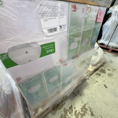 PALLET OF CRUZ CERAMIC VANITY BOWLS SOLD AS IS