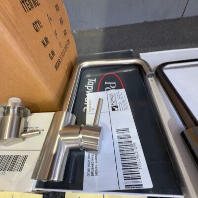 OTUS HIGH RISE GOOSENECK SINK MIXER BRUSHED NIKEL PC1002SB-BN WITH 12 MONTH WARRANTY