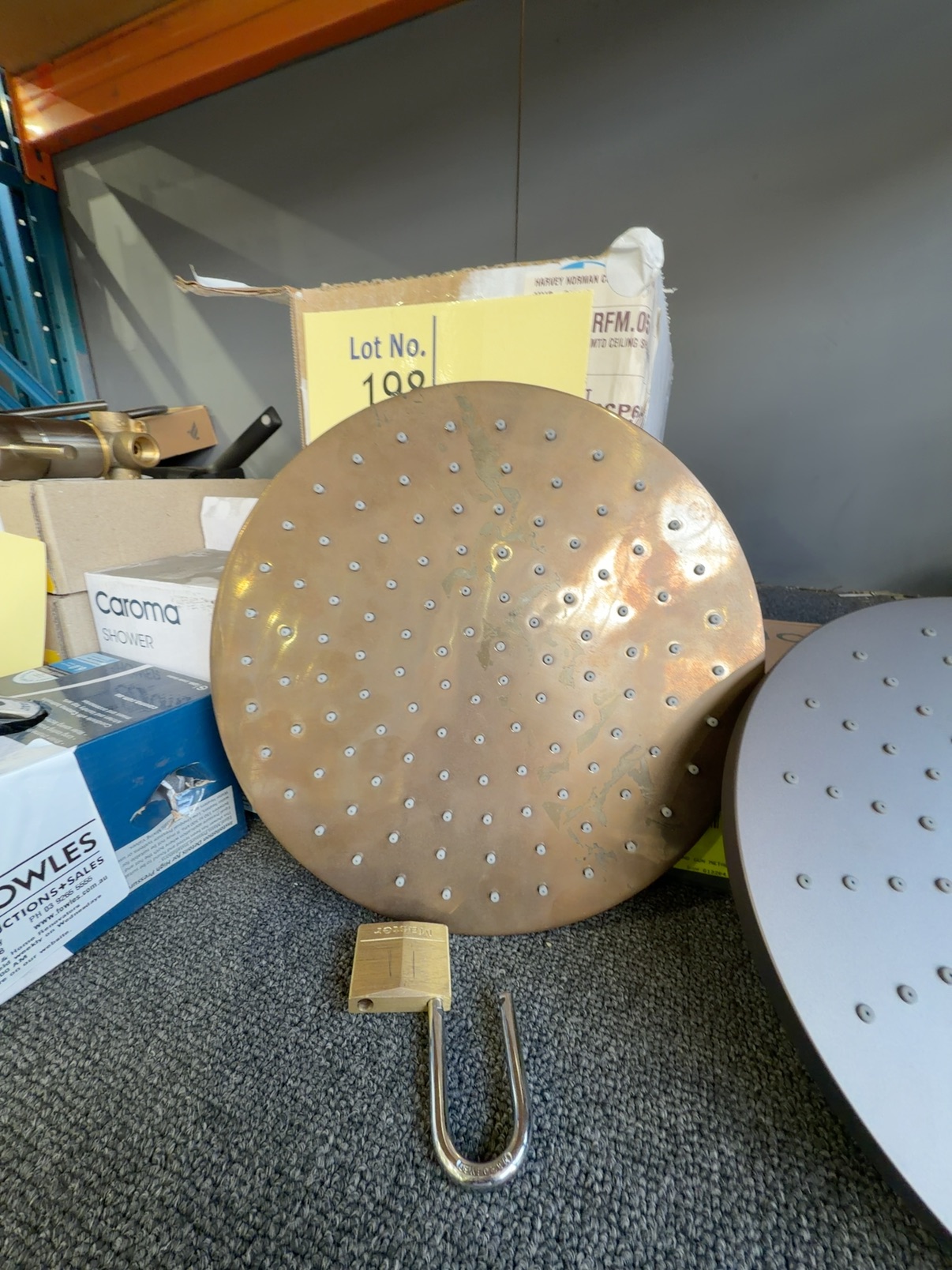 NEW ASTRA WALKER ICON ROUND FLUSH MOUNTED CEILING SHOWER 250MM AGED BRASS, A69.11.RFM.05 RRP$1625 NEW ASTRA WALKER ICON ROUND FLUSH MOUNTED CEILING SHOWER 250MM AGED BRASS, A69.11.RFM.05 RRP$1625
