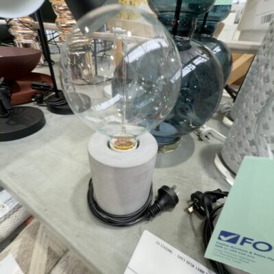 EX STAGING - GREY DESK LAMP SOLD AS IS EX STAGING - GREY DESK LAMP SOLD AS IS