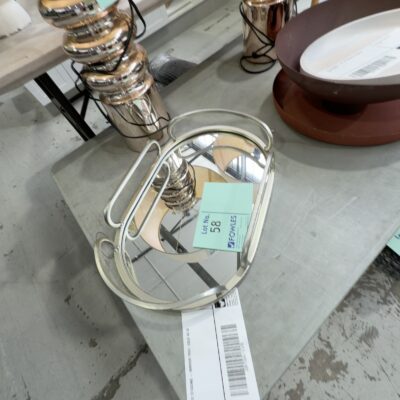 EX STAGING - MIRROR TRAY, SOLD AS IS EX STAGING - MIRROR TRAY, SOLD AS IS