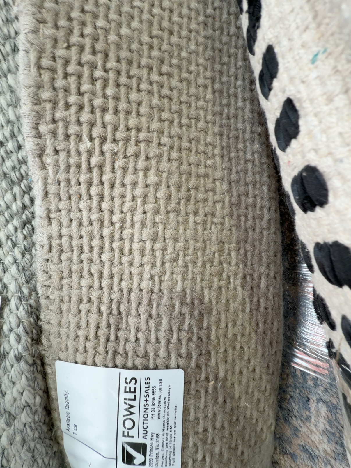 EX STAGING - RUG SOLD AS IS EX STAGING - RUG SOLD AS IS