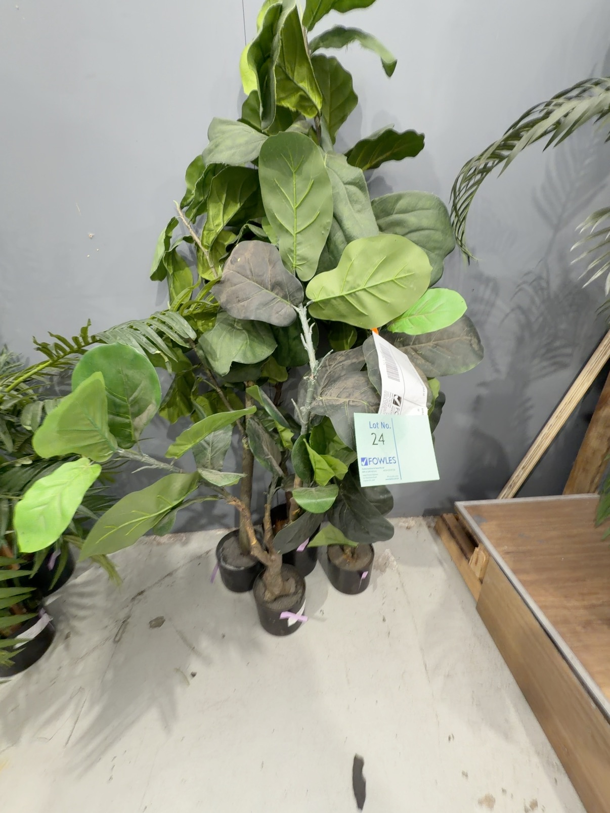 EX HIRE - LOT OF 4 X FAUX PLANT SOLD AS IS EX HIRE - LOT OF 4 X FAUX PLANT SOLD AS IS