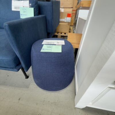 EX DISPLAY HOME -BLUE OTTOMAN, SOLD AS IS EX DISPLAY HOME -BLUE OTTOMAN, SOLD AS IS