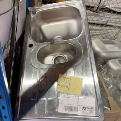 NEW EURODOMO SINK 1 & 1/4 RIGHT HAND BOWL, 101.0188.625 NEW EURODOMO SINK 1 & 1/4 RIGHT HAND BOWL, 101.0188.625