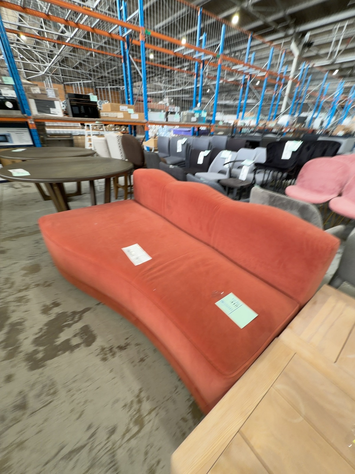 EX HIRE - RUST VELVET EVENT SEATING SOLD AS IS EX HIRE - RUST VELVET EVENT SEATING SOLD AS IS