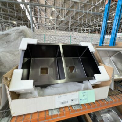 NEW GUNMETAL DOUBLE BOWL SINK RP7745GM NEW GUNMETAL DOUBLE BOWL SINK RP7745GM