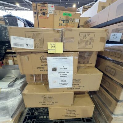 PALLET OF COUTURE CREATIONS CRAFT PRODUCT - 4 X PEN STANDS, 24 COLOURLESS BLENDERS & 16,752 ASSORTED COLOUR PENS SOLD AS IS PALLET OF COUTURE CREATIONS CRAFT PRODUCT - 4 X PEN STANDS, 24 COLOURLESS BLENDERS & 16,752 ASSORTED COLOUR PENS SOLD AS IS