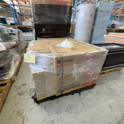 PALLET OF RINNAI GAS SPACE HEATERS SOLD AS IS NO WARRANTY