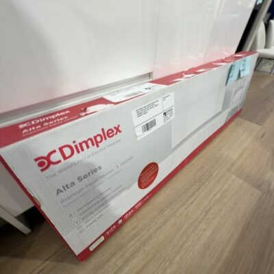 NEW DIMPLEX PANEL HEATER DTD4W24 WHITE FINISH, 2400W HEAT OUTPUT, DIGITAL THERMOSTAT WITH WITH CASTORS, 3 MONTH WARRANTY RRP$438 NEW DIMPLEX PANEL HEATER DTD4W24 WHITE FINISH, 2400W HEAT OUTPUT, DIGITAL THERMOSTAT WITH WITH CASTORS, 3 MONTH WARRANTY RRP$438