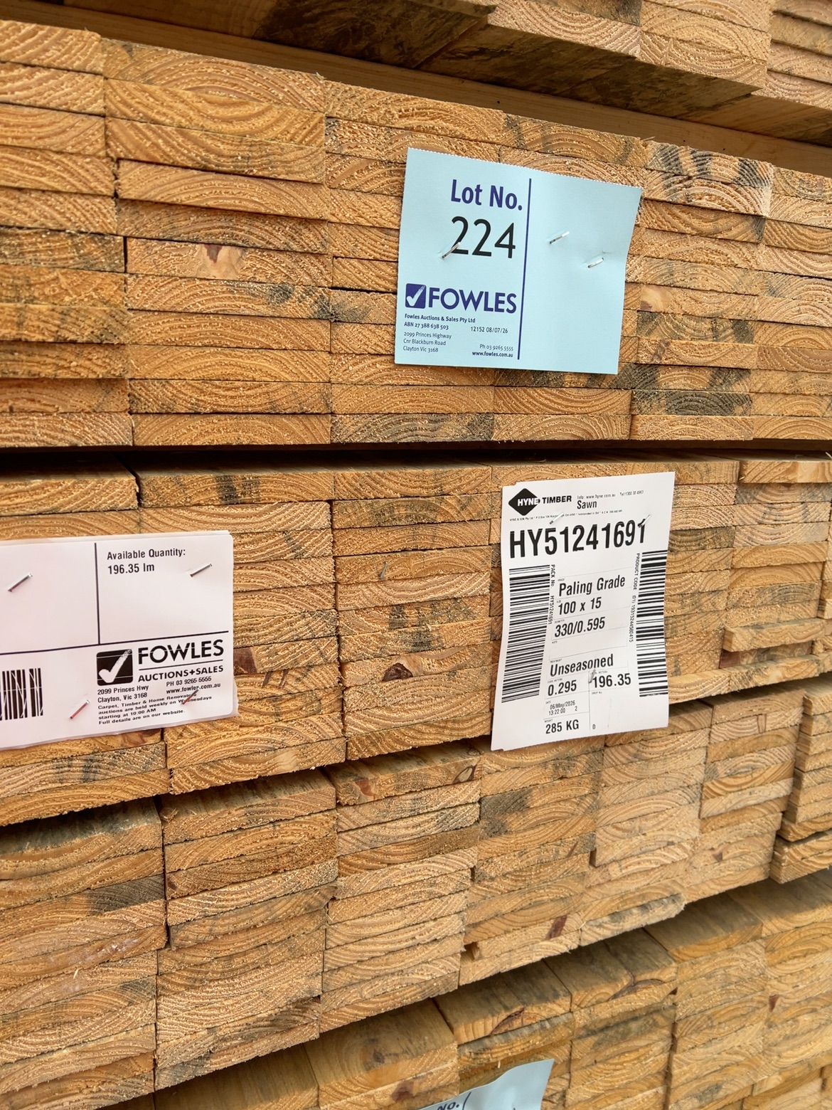 100X15 SAWN PINE-330/0.595 100X15 SAWN PINE-330/0.595