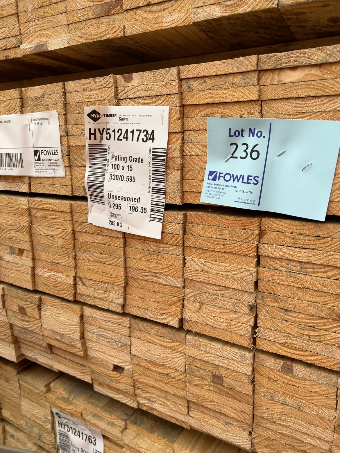100X15 SAWN PINE-330/0.595 100X15 SAWN PINE-330/0.595