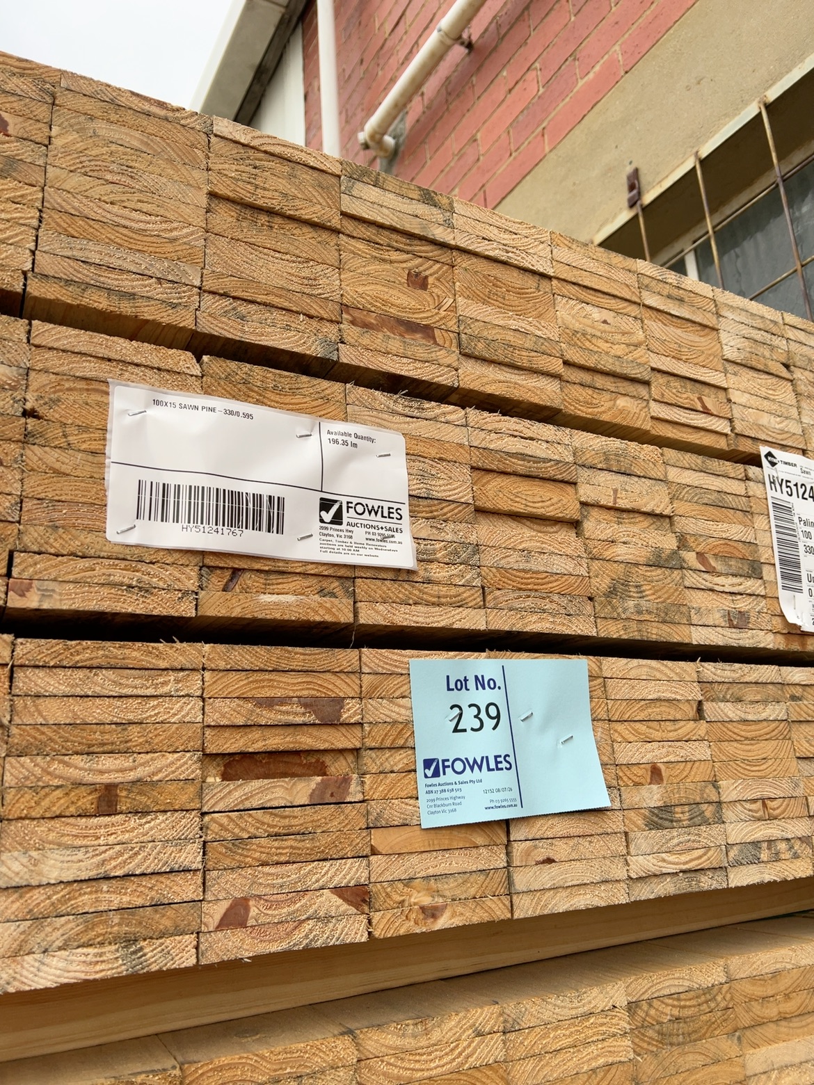 100X15 SAWN PINE-330/0.595 100X15 SAWN PINE-330/0.595