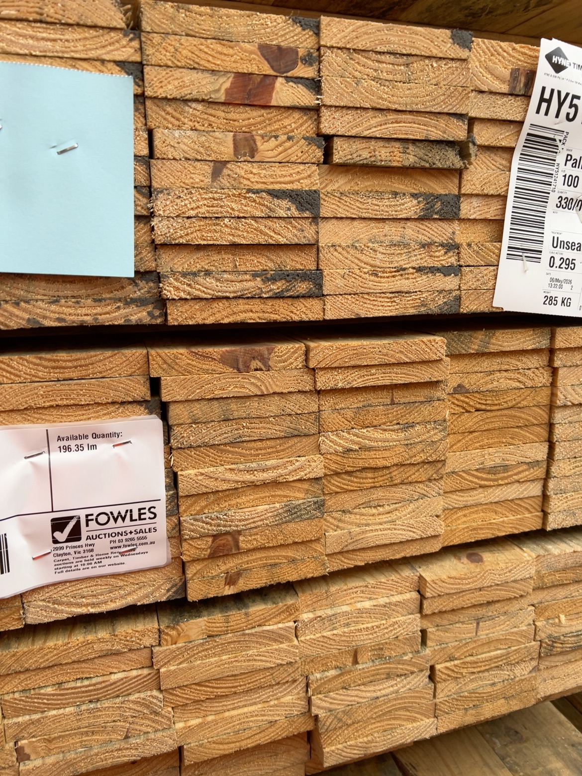 100X15 SAWN PINE-330/0.595 100X15 SAWN PINE-330/0.595