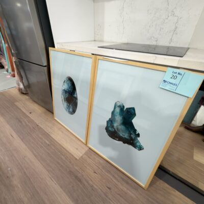 EX STAGING - PAIR OF ARTWORK SOLD AS IS EX STAGING - PAIR OF ARTWORK SOLD AS IS