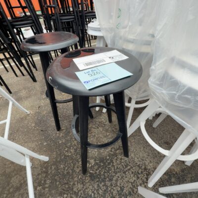EX HIRE BLACK ACRYLIC BAR STOOL SOLD AS IS EX HIRE BLACK ACRYLIC BAR STOOL SOLD AS IS