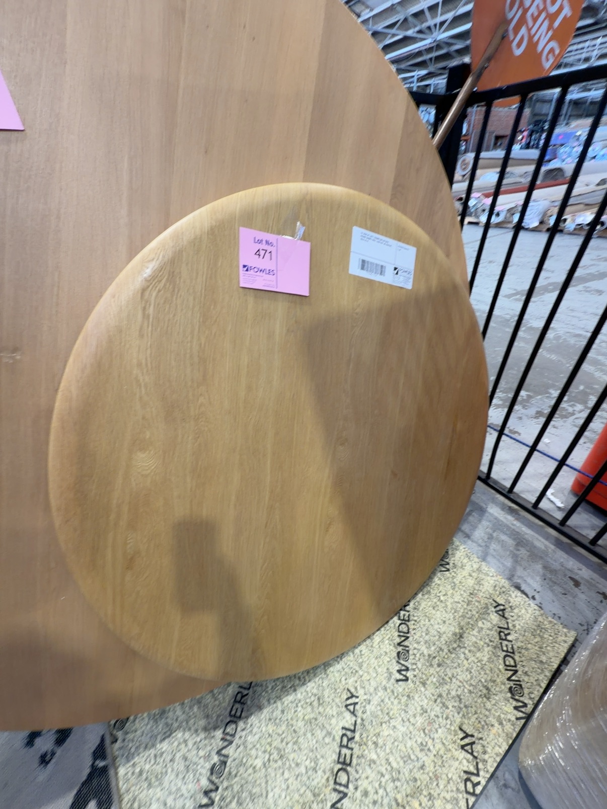 EX DISPLAY LUCY 1200MM OAK NATURAL ROUND DINING TABLE, LEGS BUT NO SCREWS, SOLD AS IS EX DISPLAY LUCY 1200MM OAK NATURAL ROUND DINING TABLE, LEGS BUT NO SCREWS, SOLD AS IS