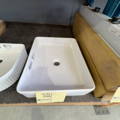 NEW BENNETT GLOSS WHITE ABOVE COUNTER BASIN XECB-091GW NEW BENNETT GLOSS WHITE ABOVE COUNTER BASIN XECB-091GW
