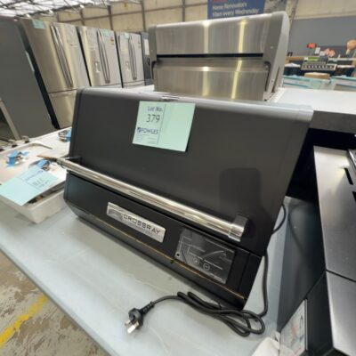 EX DISPLAY CROSSRAY BLACK EXTREME PORTABLE ELECTRIC BBQ TCE22HT, WITH 3 MONTH WARRANTY EX DISPLAY CROSSRAY BLACK EXTREME PORTABLE ELECTRIC BBQ TCE22HT, WITH 3 MONTH WARRANTY