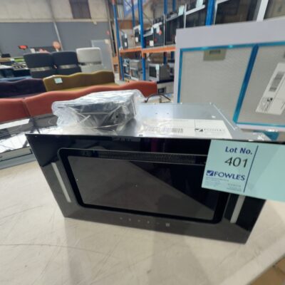 EX DISPLAY TECHNIKA TGU52BK BLACK GLASS UNDERMOUNT RANGE HOOD 52CM, WITH 3 MONTH WARRANTY