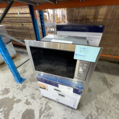 NEW VENINI GMWG28TK 28 LITRE S/STEEL BUILT IN MICROWAVE OVEN, 900W, WITH 3 MONTH WARRANTY NEW VENINI GMWG28TK 28 LITRE S/STEEL BUILT IN MICROWAVE OVEN, 900W, WITH 3 MONTH WARRANTY