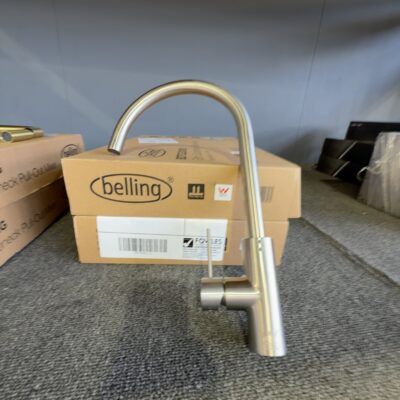 NEW BELLING STEEL GOOSENECK SWIVEL KITCHEN MIXER BDTG200X