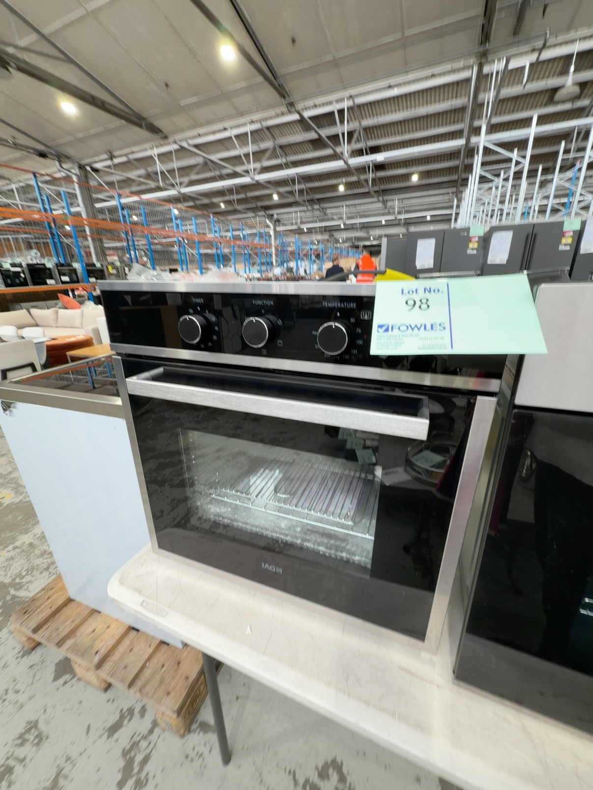 EX DISPLAY IAG IA05 600MM ELECTRIC OVEN WITH 5 FUNCTIONS, 3 MONTH WARRANTY EX DISPLAY IAG IA05 600MM ELECTRIC OVEN WITH 5 FUNCTIONS, 3 MONTH WARRANTY