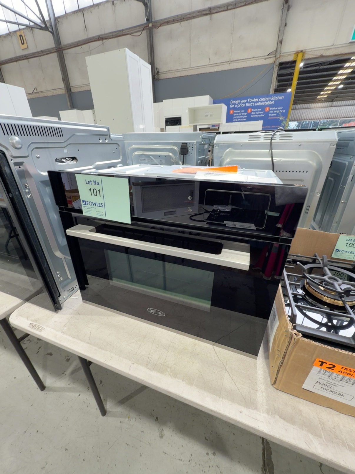 EX DISPLAY BELLING BD45CSBK COMBINATION STEAM MICROWAVE OVEN, 3 MONTH WARRANTY EX DISPLAY BELLING BD45CSBK COMBINATION STEAM MICROWAVE OVEN, 3 MONTH WARRANTY