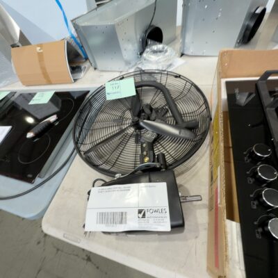 EX DISPLAY DIMPLEX 50CM WALL FAN HIGH VELOCITY, IN PARTS SOLD AS IS DCWF50MB EX DISPLAY DIMPLEX 50CM WALL FAN HIGH VELOCITY, IN PARTS SOLD AS IS DCWF50MB